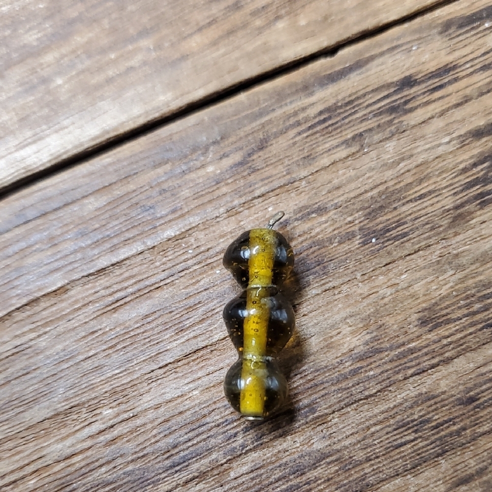 Bumble Bee Artisan Lampwork Glass Pendant P303